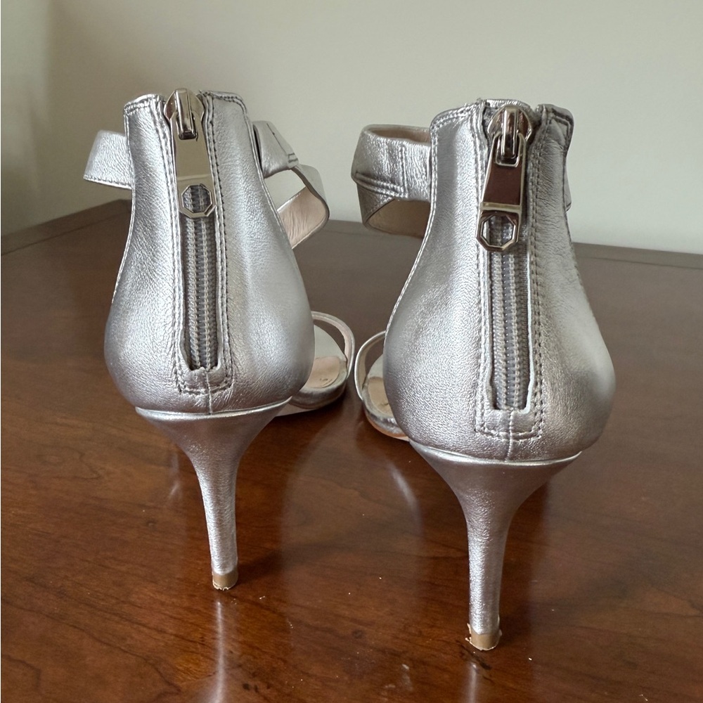 Louise et Cie Silver Strappy Heels - Picture 5 of 5